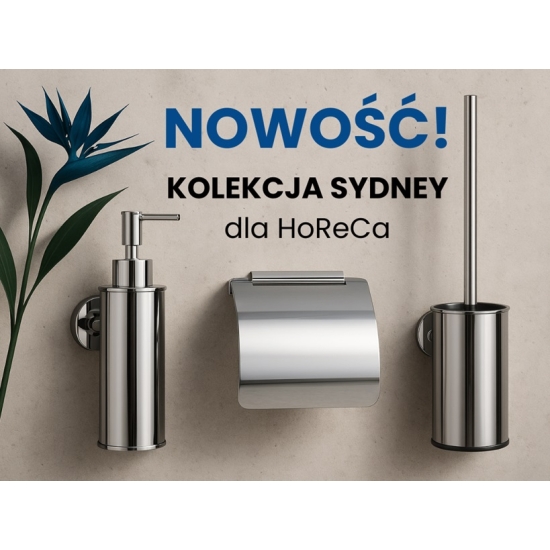 Szczotka do WC stojącą higieniczna Faneco SYDNEY Chrom